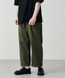 larucrur | 【larucrur】ストレッチカツラギテーパードタックワイドパンツ(その他パンツ)