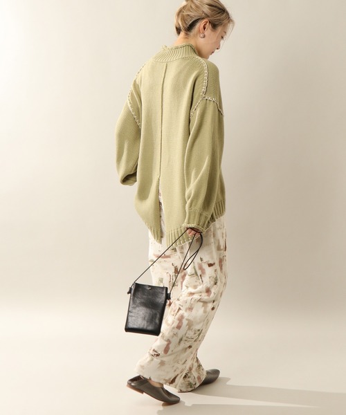 notch.（ノッチ）の「水彩柄リラックスパンツ（その他パンツ・レディース・パープル/ブラウン・TM/M）」の13枚目の写真