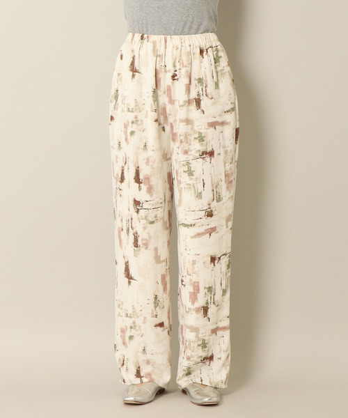 notch.（ノッチ）の「水彩柄リラックスパンツ（その他パンツ・レディース・パープル/ブラウン・TM/M）」の14枚目の写真