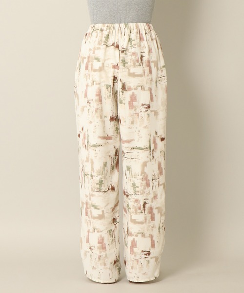 notch.（ノッチ）の「水彩柄リラックスパンツ（その他パンツ・レディース・パープル/ブラウン・TM/M）」の4枚目の写真