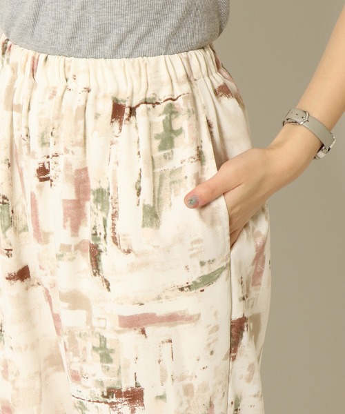 notch.（ノッチ）の「水彩柄リラックスパンツ（その他パンツ・レディース・パープル/ブラウン・TM/M）」の8枚目の写真