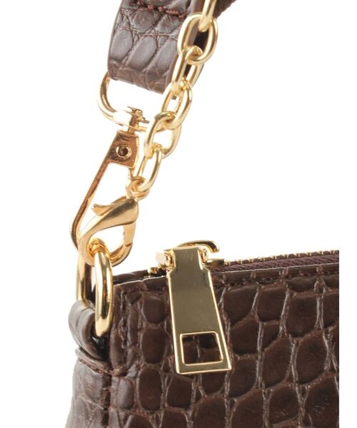 dazzlin(ダズリン)の「カタオシショルダースクエアバッグ(ショルダーバッグ・レディース・ホワイト/ブラック/ベージュ/ブラウン・FREE)」の8枚目の写真