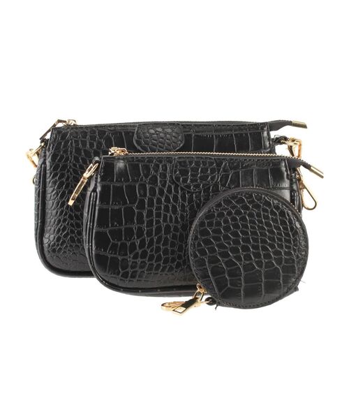 dazzlin(ダズリン)の「カタオシショルダースクエアバッグ(ショルダーバッグ・レディース・ホワイト/ブラック/ベージュ/ブラウン・FREE)」の14枚目の写真