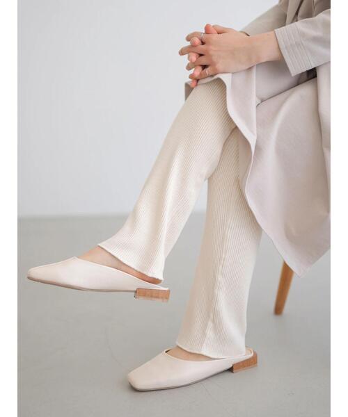 AMERICAN HOLIC（アメリカンホリック）の「リブカットレギンス　＊（その他パンツ・レディース・ブラック/アイボリー・M/L）」の3枚目の写真