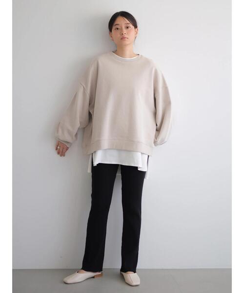 AMERICAN HOLIC（アメリカンホリック）の「リブカットレギンス　＊（その他パンツ・レディース・ブラック/アイボリー・M/L）」の6枚目の写真