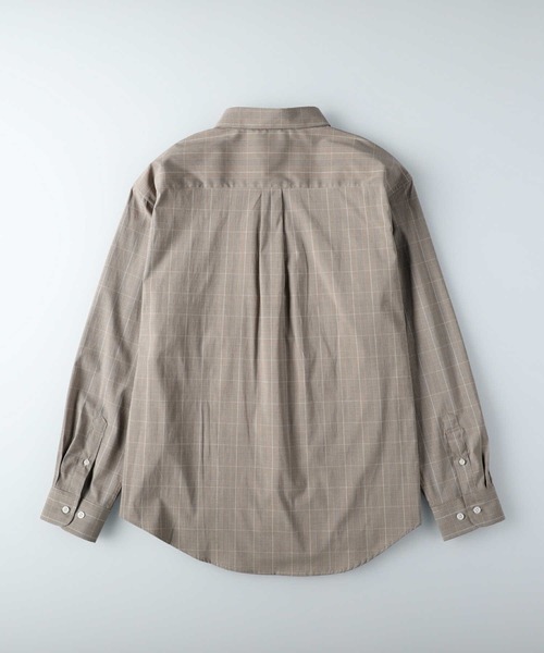 PLUS ONE（プラスワン）の「【PLUS ONE】チェックブロードシャツ（シャツ/ブラウス・メンズ・ベージュ/ブルー/ダークグレー・XL/L/M）」の16枚目の写真