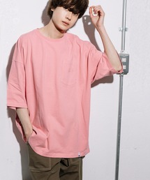 刺繍ポケット付きBIGTシャツ / オーバーサイズ / ユニセックス / シンプル