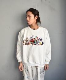 レア90s古着◯ルーニーテューンズ刺繍スウェットトパーカー レディース2XL VINTAGE（ヴィンテージ）の「【ヴィンテージ古着】90's LOONEY
