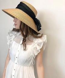 eimy istoire | Organdy Ribbon Capellin hat(ハット)