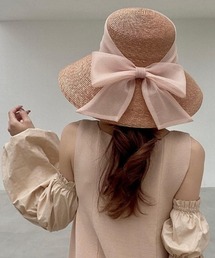 eimy istoire | Organdy Ribbon Capellin hat(ハット)