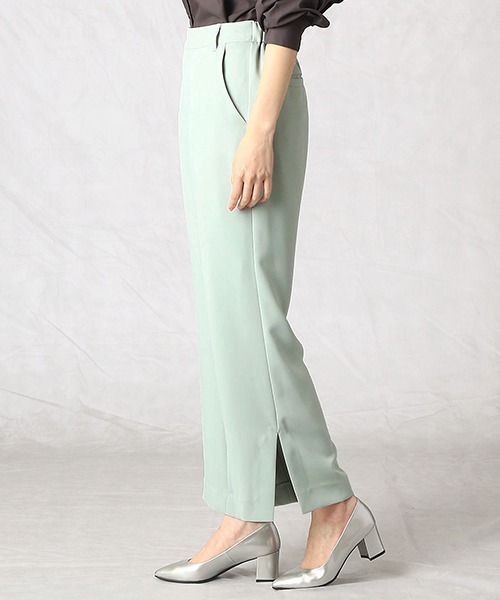 Comme Ca Mature(コムサマチュア)の「ダブルクロスパンツ(スラックス・レディース・グリーン/ネイビー/ベージュ・MEDIUM/LARGE)」の10枚目の写真