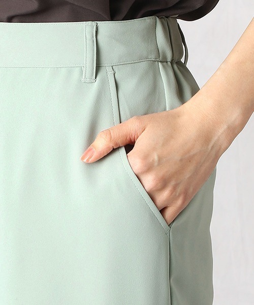 Comme Ca Mature(コムサマチュア)の「ダブルクロスパンツ(スラックス・レディース・グリーン/ネイビー/ベージュ・MEDIUM/LARGE)」の13枚目の写真