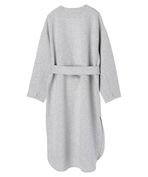 Green　Parks（グリーンパークス）の「ダンボールロングカーデ＊（カーディガン/ボレロ・レディース・ブラック/ミント/オフホワイト/杢グレー・FREE）」の7枚目の写真