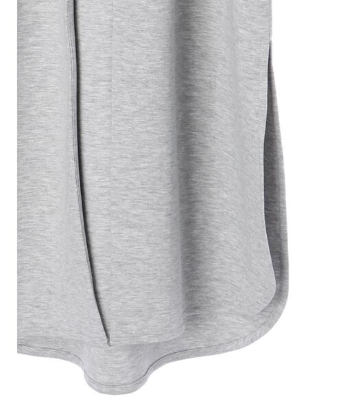 Green　Parks（グリーンパークス）の「ダンボールロングカーデ＊（カーディガン/ボレロ・レディース・ブラック/ミント/オフホワイト/杢グレー・FREE）」の10枚目の写真