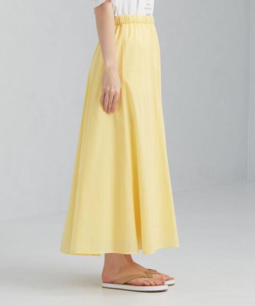 green label relaxing（グリーンレーベルリラクシング）の「CFC マチツキ フレア スカート（スカート・レディース・ブラック/モカ/ライム/コバルトブルー・FREE）」の6枚目の写真