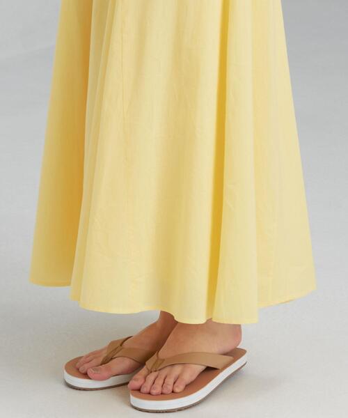 green label relaxing（グリーンレーベルリラクシング）の「CFC マチツキ フレア スカート（スカート・レディース・ブラック/モカ/ライム/コバルトブルー・FREE）」の9枚目の写真