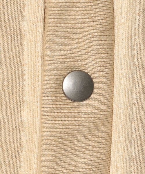 CAL O LINE(キャルオーライン)の「CAL O LINE /キャルオーライン SWEAT CARDIGAN スウェットカーディガン(カーディガン/ボレロ・メンズ・ベージュ・LARGE/X-LARGE)」の6枚目の写真