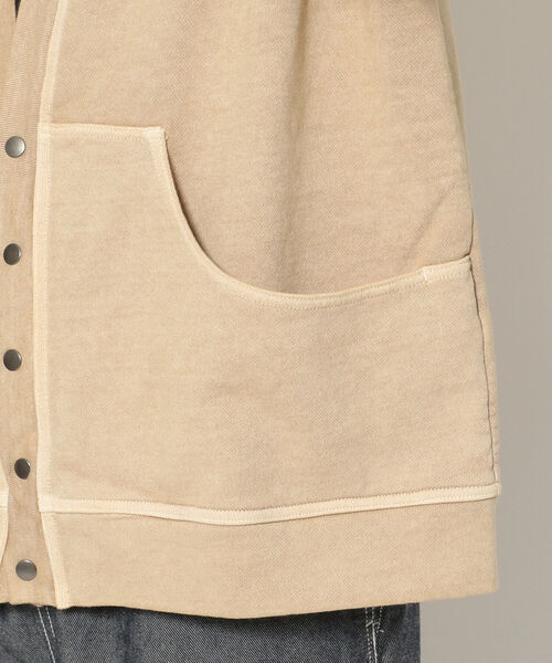 CAL O LINE(キャルオーライン)の「CAL O LINE /キャルオーライン SWEAT CARDIGAN スウェットカーディガン(カーディガン/ボレロ・メンズ・ベージュ・LARGE/X-LARGE)」の9枚目の写真