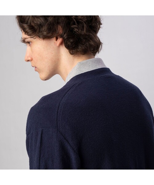 LACOSTE（ラコステ）の「無縫製ニットVネックカーディガン（カーディガン/ボレロ・メンズ・ホワイト/ベージュ/ネイビー・2/4/3/5）」の17枚目の写真