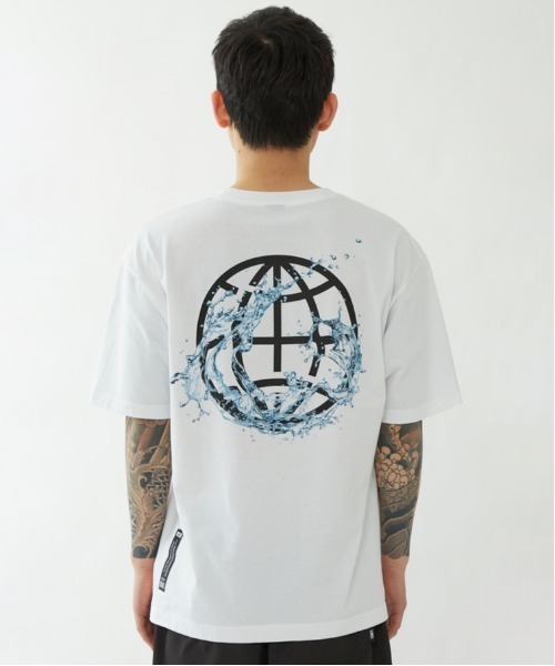 LMCの「【LMC】WATER SPLASH LOGO TEE / ウォーター スプラッシュ ロゴ Tシャツ（Tシャツ/カットソー・メンズ・ホワイト・SMALL/X-LARGE/LARGE/MEDIUM）」の8枚目の写真