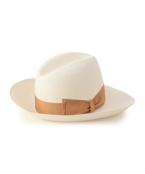 Borsalino（ボルサリーノ）の「BORSALINO / ハット（ハット・レディース・ベージュ・MEDIUM）」の2枚目の写真