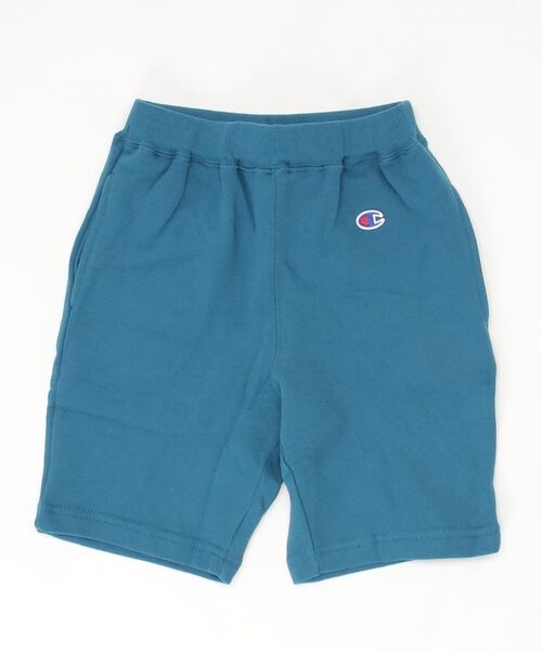 Champion(チャンピオン)の「チャンピオン スウェットクォーターパンツ(スウェットパンツ・キッズ・ベージュ/ブルー/ネイビー/ブラック・130cm/140cm/160cm/150cm)」の1枚目の写真