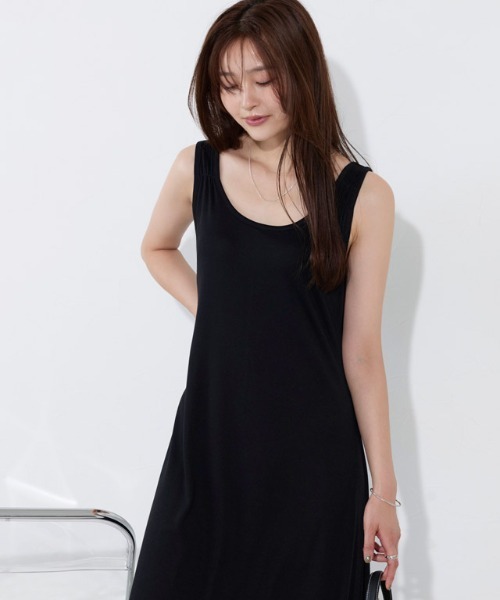 ✨超美品オースチンリード黒白ツィードワンピース　ノースリーブ　ビジューボタン38 ✨超美品オースチンリード黒白ツィードワンピース ノースリーブ