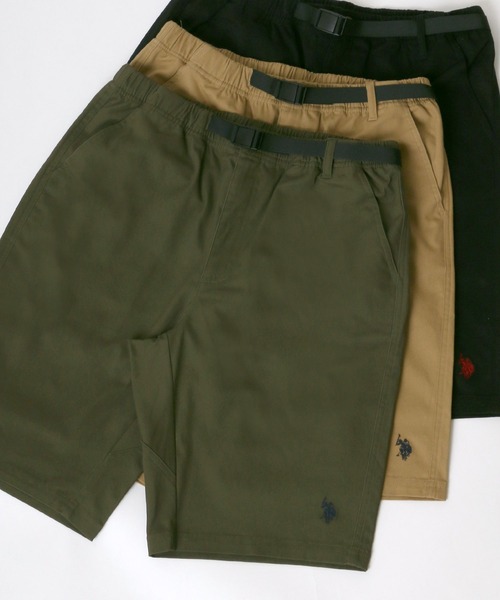 U.S. POLO ASSN.（ユーエスポロアッスン）の「U.S. POLO ASSN./ユーエスポロアッスン ストレッチツイル クライミング ショートパンツ/ハーフパンツ/ショーツ（その他パンツ・メンズ・ブラック/ベージュ/ネイビー/オリーブ・LL/M/L）」の4枚目の写真