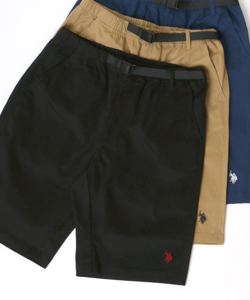 U.S. POLO ASSN.（ユーエスポロアッスン）の「U.S. POLO ASSN./ユーエスポロアッスン ストレッチツイル クライミング ショートパンツ/ハーフパンツ/ショーツ（その他パンツ・メンズ・ブラック/ベージュ/ネイビー/オリーブ・LL/M/L）」の2枚目の写真