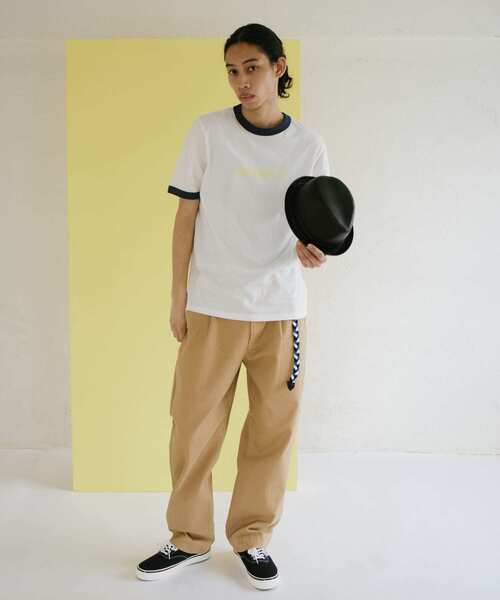 URBAN RESEARCH（アーバンリサーチ）の「GOODBETTERBEST　GROOVY リンガーTシャツ（Tシャツ/カットソー・メンズ・グレー/ホワイト・1/2）」の6枚目の写真