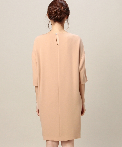 BEAUTY&YOUTH UNITED ARROWS(ビューティーアンドユースユナイテッドアローズ)の「BYDT ジョーゼットタックコクーン6分袖ドレス ◆(ドレス・レディース・ライトピンク/パープル・フリー)」の14枚目の写真