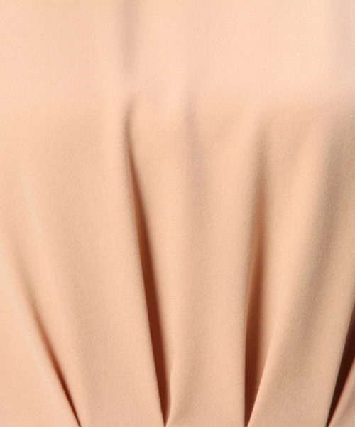 BEAUTY&YOUTH UNITED ARROWS(ビューティーアンドユースユナイテッドアローズ)の「BYDT ジョーゼットタックコクーン6分袖ドレス ◆(ドレス・レディース・ライトピンク/パープル・フリー)」の8枚目の写真