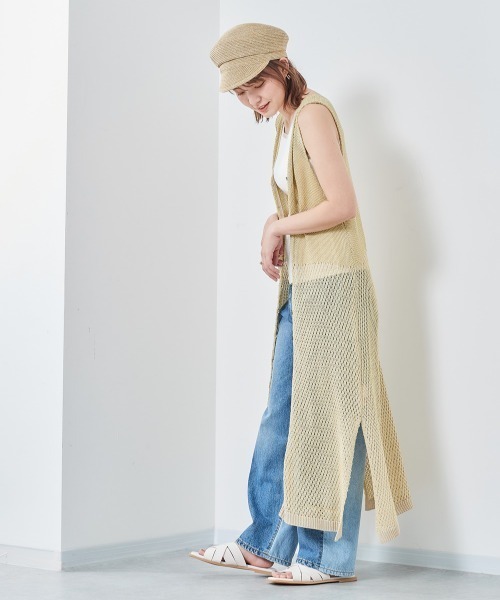 cepo(セポ)の「2WAYミックスニットワンピース(ワンピース・レディース・ブラック/イエロー/ブルー/レッド・M)」の4枚目の写真