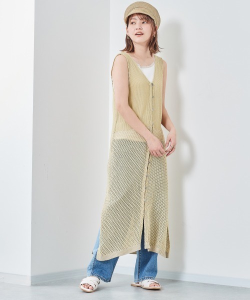 cepo(セポ)の「2WAYミックスニットワンピース(ワンピース・レディース・ブラック/イエロー/ブルー/レッド・M)」の11枚目の写真