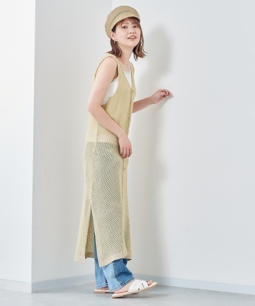 cepo(セポ)の「2WAYミックスニットワンピース(ワンピース・レディース・ブラック/イエロー/ブルー/レッド・M)」の7枚目の写真