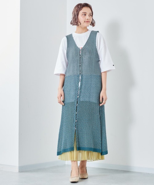 cepo(セポ)の「2WAYミックスニットワンピース(ワンピース・レディース・ブラック/イエロー/ブルー/レッド・M)」の17枚目の写真