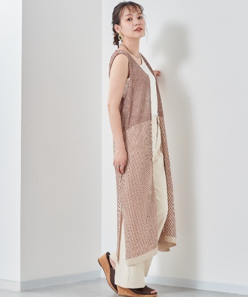 cepo(セポ)の「2WAYミックスニットワンピース(ワンピース・レディース・ブラック/イエロー/ブルー/レッド・M)」の19枚目の写真