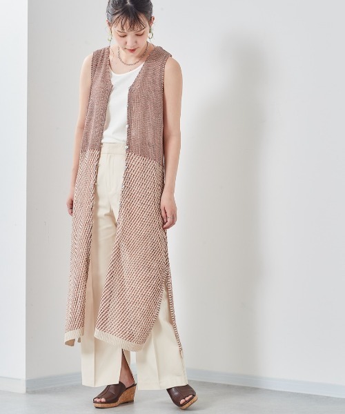 cepo(セポ)の「2WAYミックスニットワンピース(ワンピース・レディース・ブラック/イエロー/ブルー/レッド・M)」の18枚目の写真