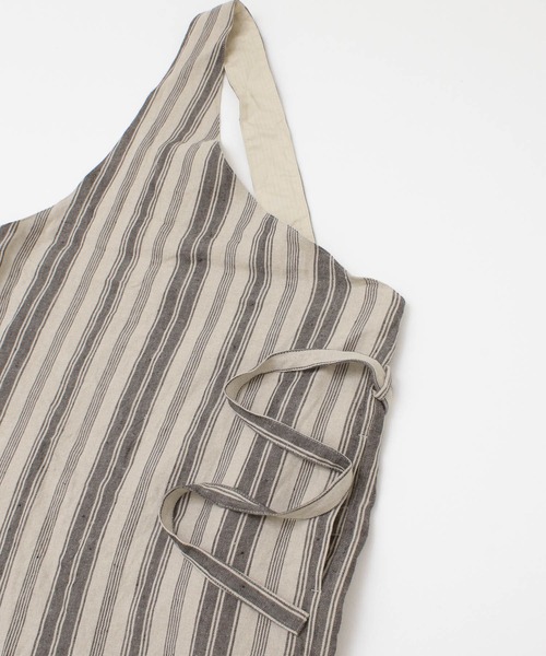 siiwa(シーワ)の「siiwa 先染めストライプエプロンスカート(スカート・レディース・ストライプ・ONE)」の8枚目の写真