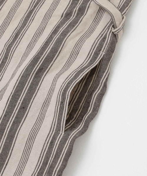 siiwa(シーワ)の「siiwa 先染めストライプエプロンスカート(スカート・レディース・ストライプ・ONE)」の3枚目の写真