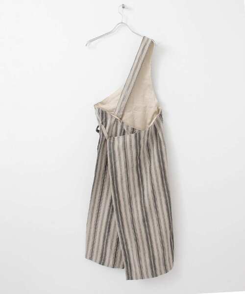siiwa(シーワ)の「siiwa 先染めストライプエプロンスカート(スカート・レディース・ストライプ・ONE)」の11枚目の写真