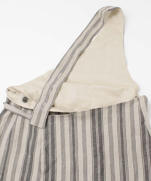 siiwa(シーワ)の「siiwa 先染めストライプエプロンスカート(スカート・レディース・ストライプ・ONE)」の10枚目の写真