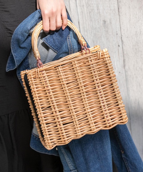 Edit Sheen（エディットシーン）の「【ZOZO限定】スクエアかごバッグ（かごバッグ・レディース・ブラック・FREE）」の18枚目の写真