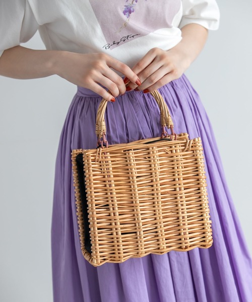 Edit Sheen（エディットシーン）の「【ZOZO限定】スクエアかごバッグ（かごバッグ・レディース・ブラック・FREE）」の22枚目の写真