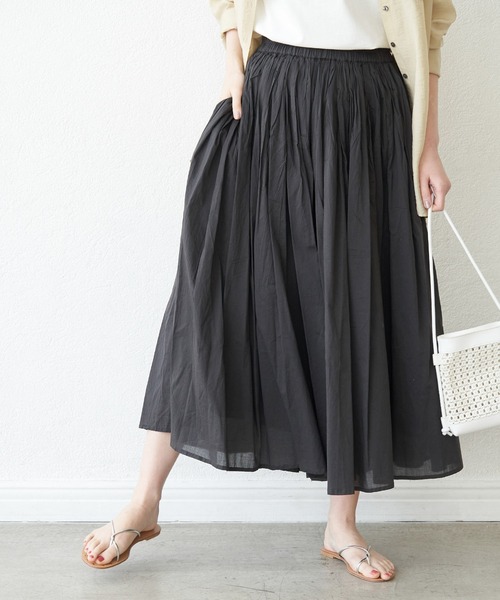 ROPE' PICNIC（ロペピクニック）の「INDIAギャザースカーチョ（その他パンツ・レディース・イエロー/ブルー/ラベンダー/スミクロ・38）」の2枚目の写真