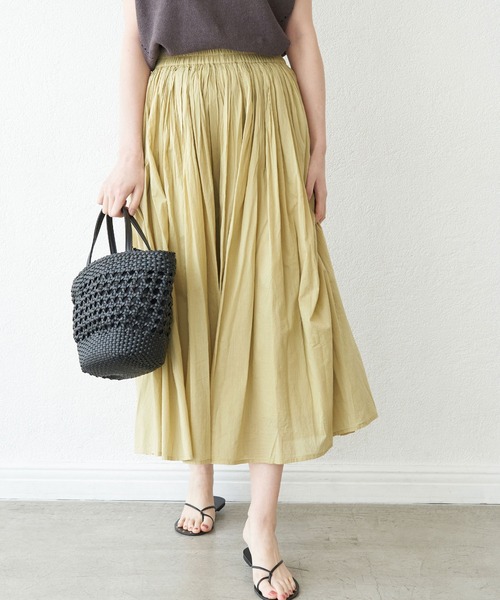 ROPE' PICNIC（ロペピクニック）の「INDIAギャザースカーチョ（その他パンツ・レディース・イエロー/ブルー/ラベンダー/スミクロ・38）」の19枚目の写真