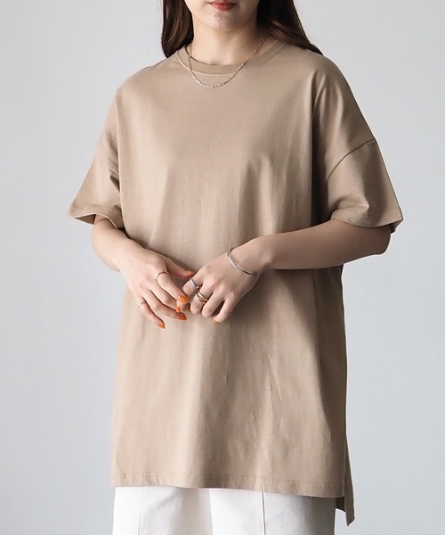 Riberry(リベリー)の「フォトコラージュプリントT(Tシャツ/カットソー・レディース・ベージュ/オフホワイト/スミクロ・FREE)」の14枚目の写真