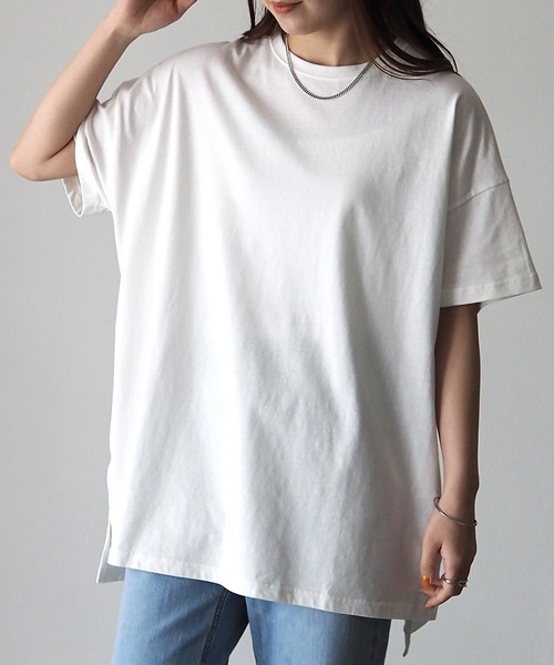 Riberry(リベリー)の「フォトコラージュプリントT(Tシャツ/カットソー・レディース・ベージュ/オフホワイト/スミクロ・FREE)」の6枚目の写真