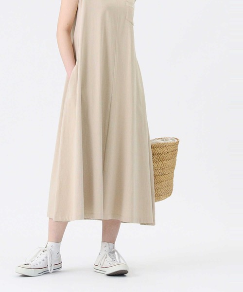 Lee（リー）の「【Lee】フレンチスリーブAラインワンピース（ワンピース・レディース・ブラック/ベージュ・L/M）」の21枚目の写真