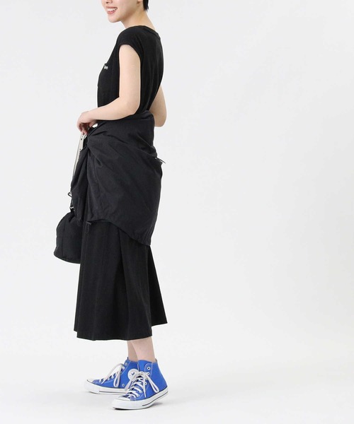 Lee（リー）の「【Lee】フレンチスリーブAラインワンピース（ワンピース・レディース・ブラック/ベージュ・L/M）」の11枚目の写真